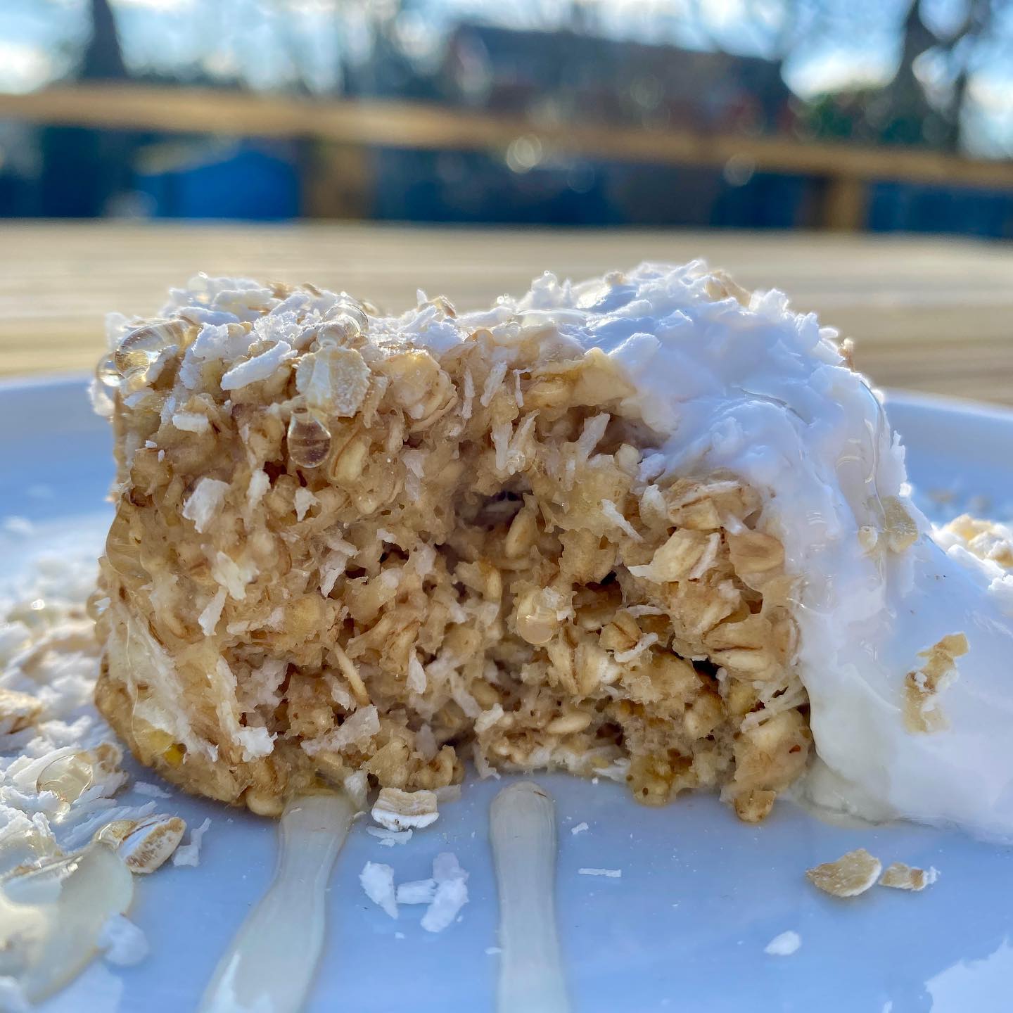 Coconut Baked Oats Mug