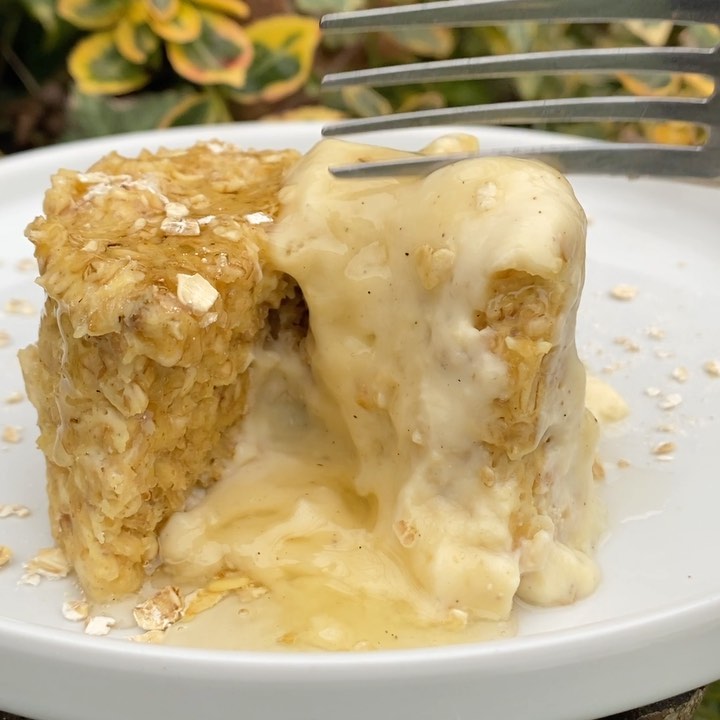 Quick Vanilla Baked Oats
