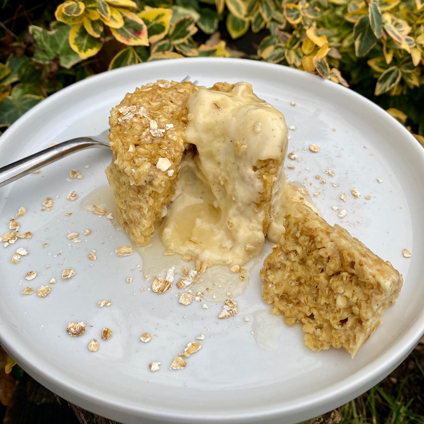 Quick Vanilla Baked Oats