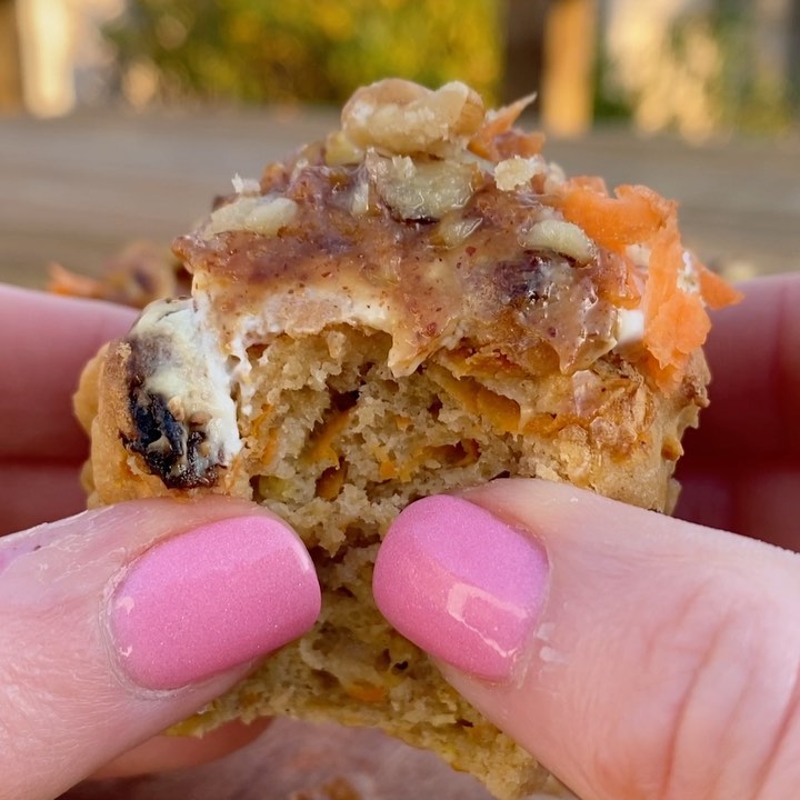 Super Healthy Carrot Cake Muffins