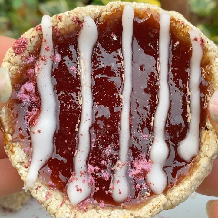 Healthy Jam Tarts with Oat Crust