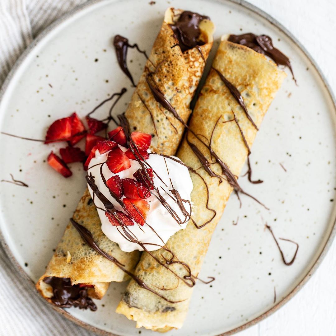 Vegan Gluten-Free Buckwheat Crepes Breakfast