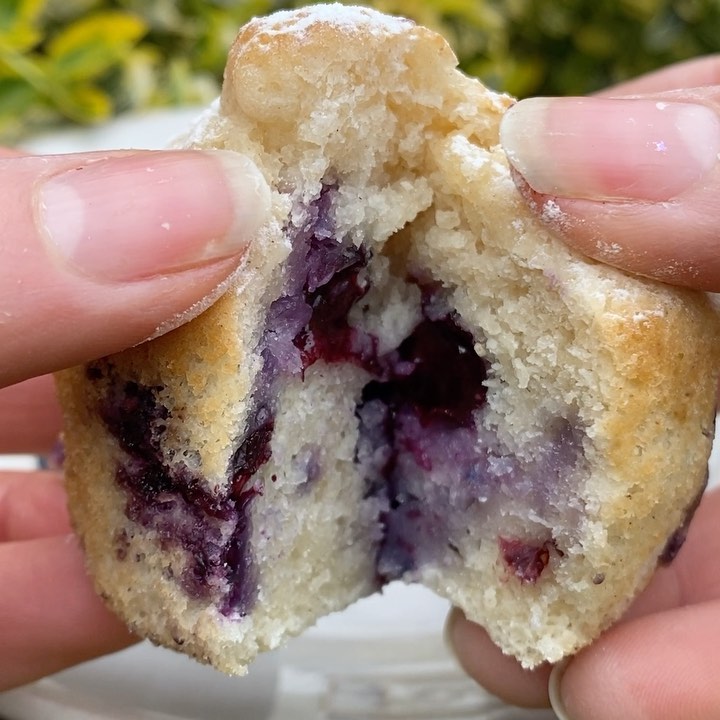 Blueberry Muffin with Fizzy Water Twist