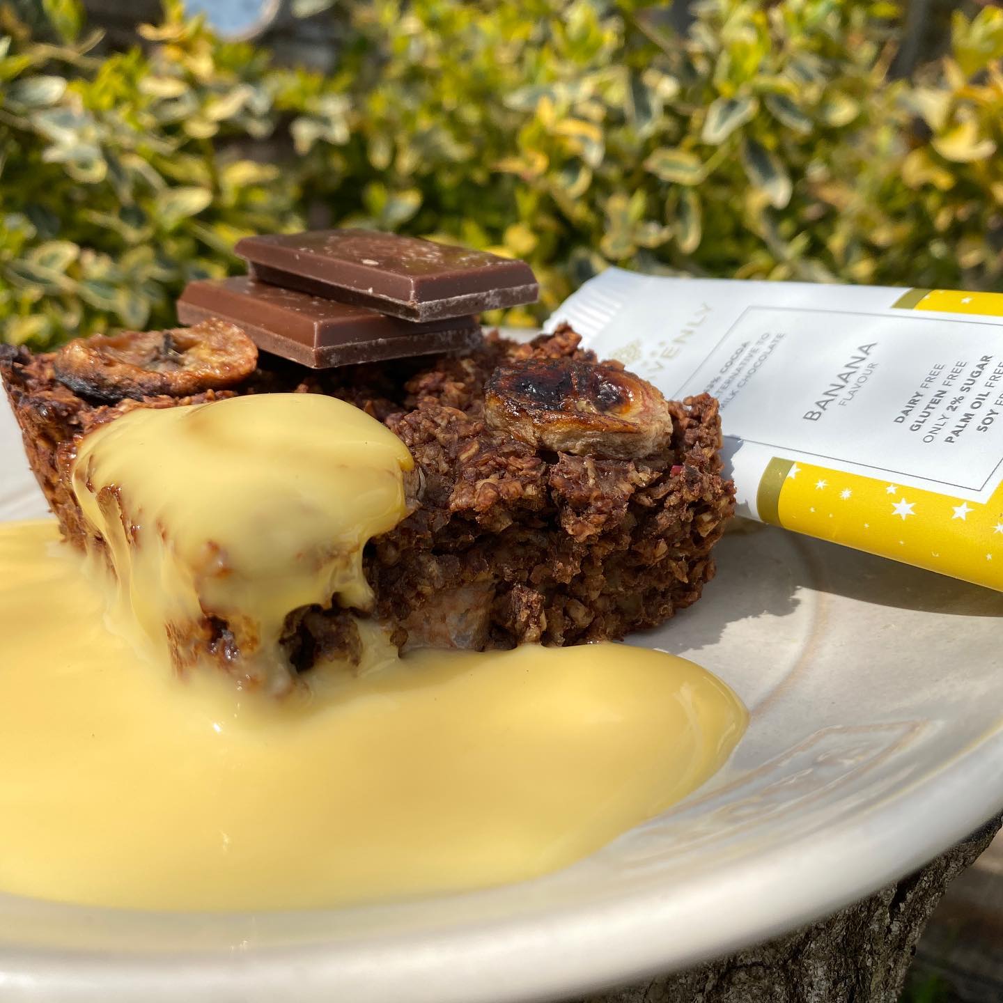 Banana and Chocolate Baked Oats