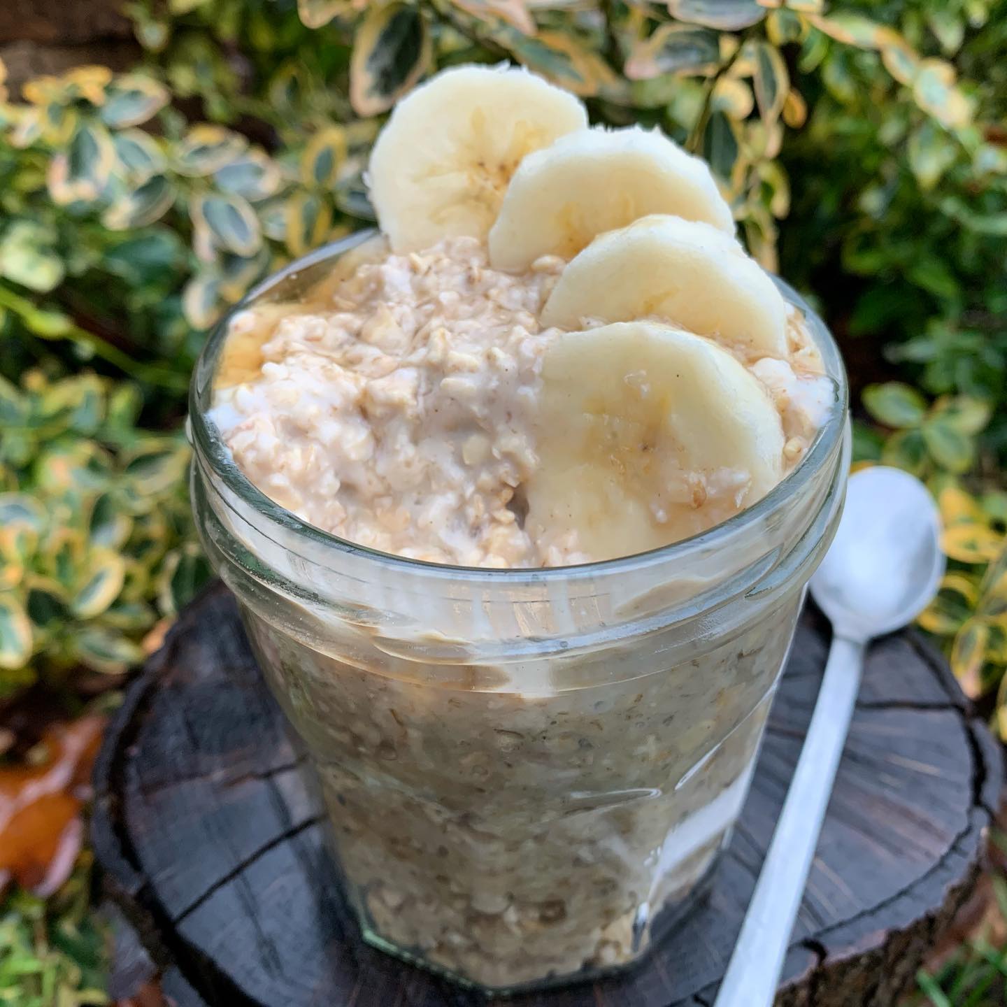 Banana Bread Overnight Oats
