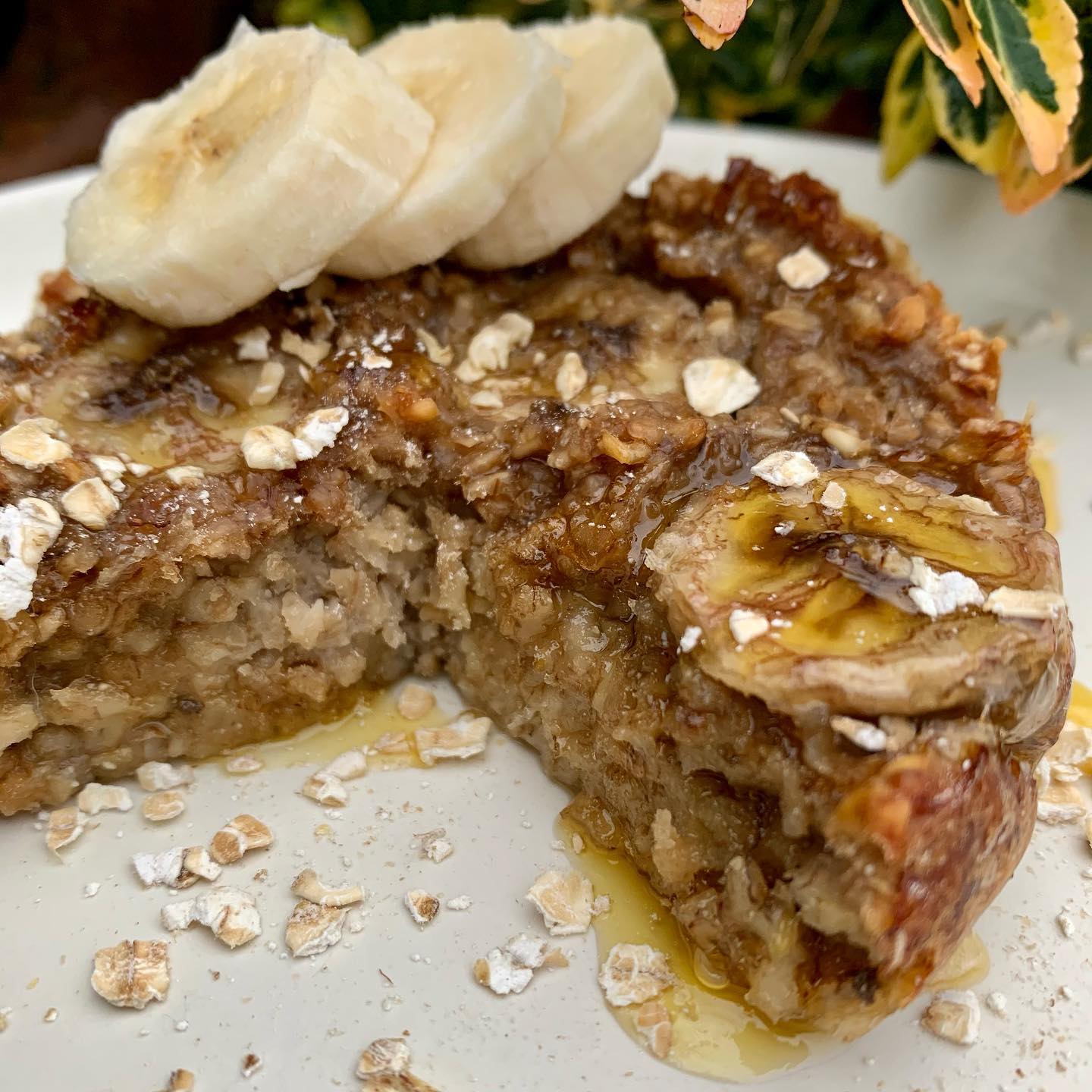 Banana Bread Baked Oats
