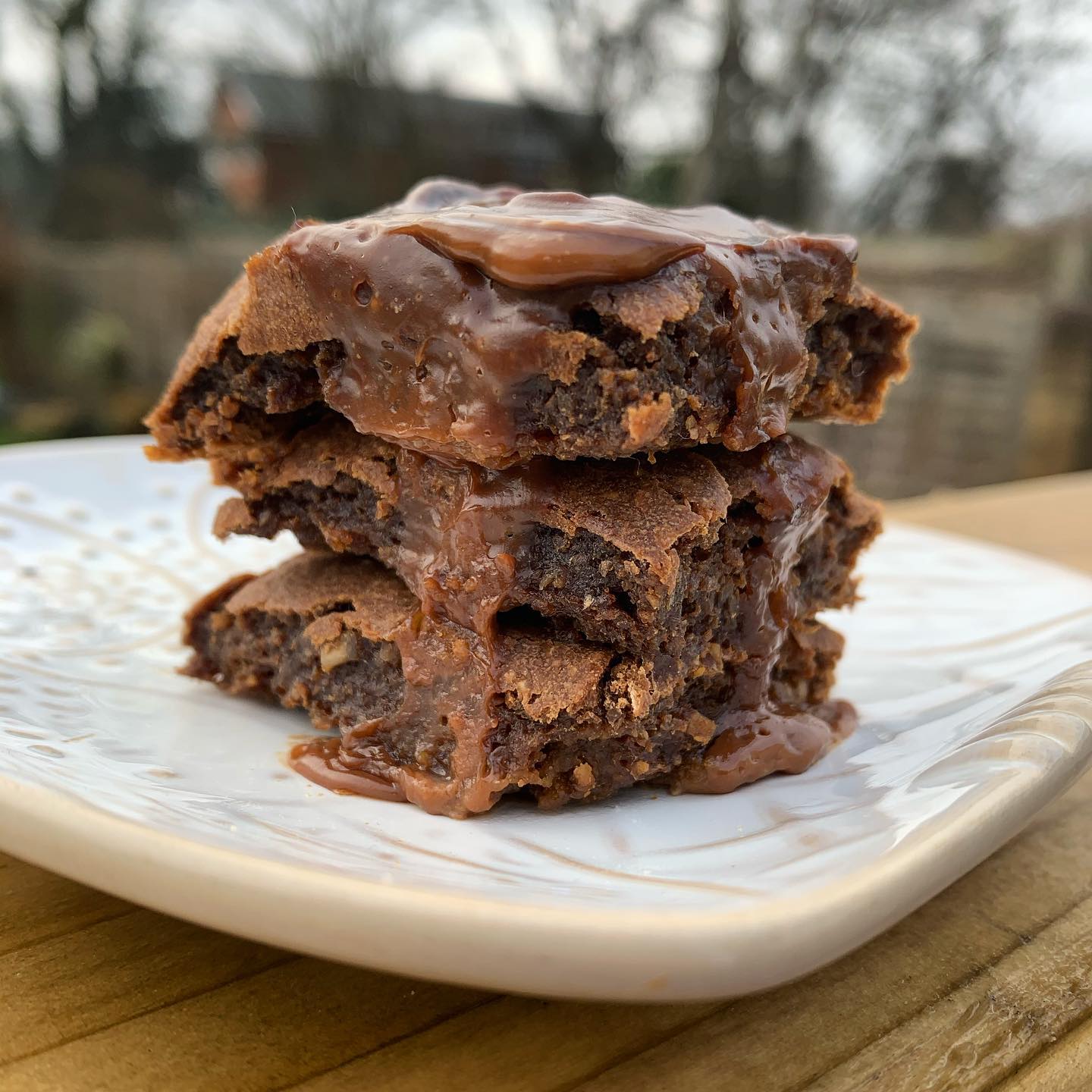 Squidgy Brownie Baked Oats