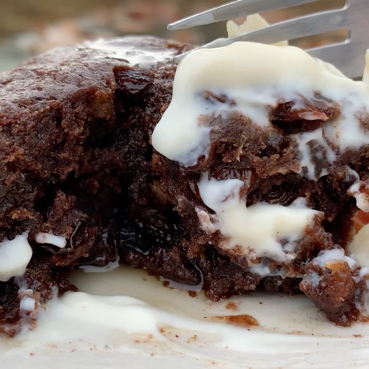 Single-Serve Microwave Christmas Pudding
