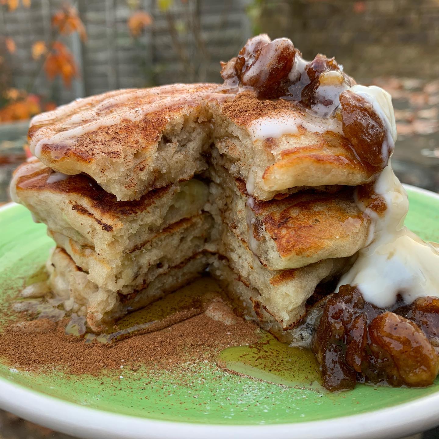 Fluffy Christmassy Mince Pie Pancakes