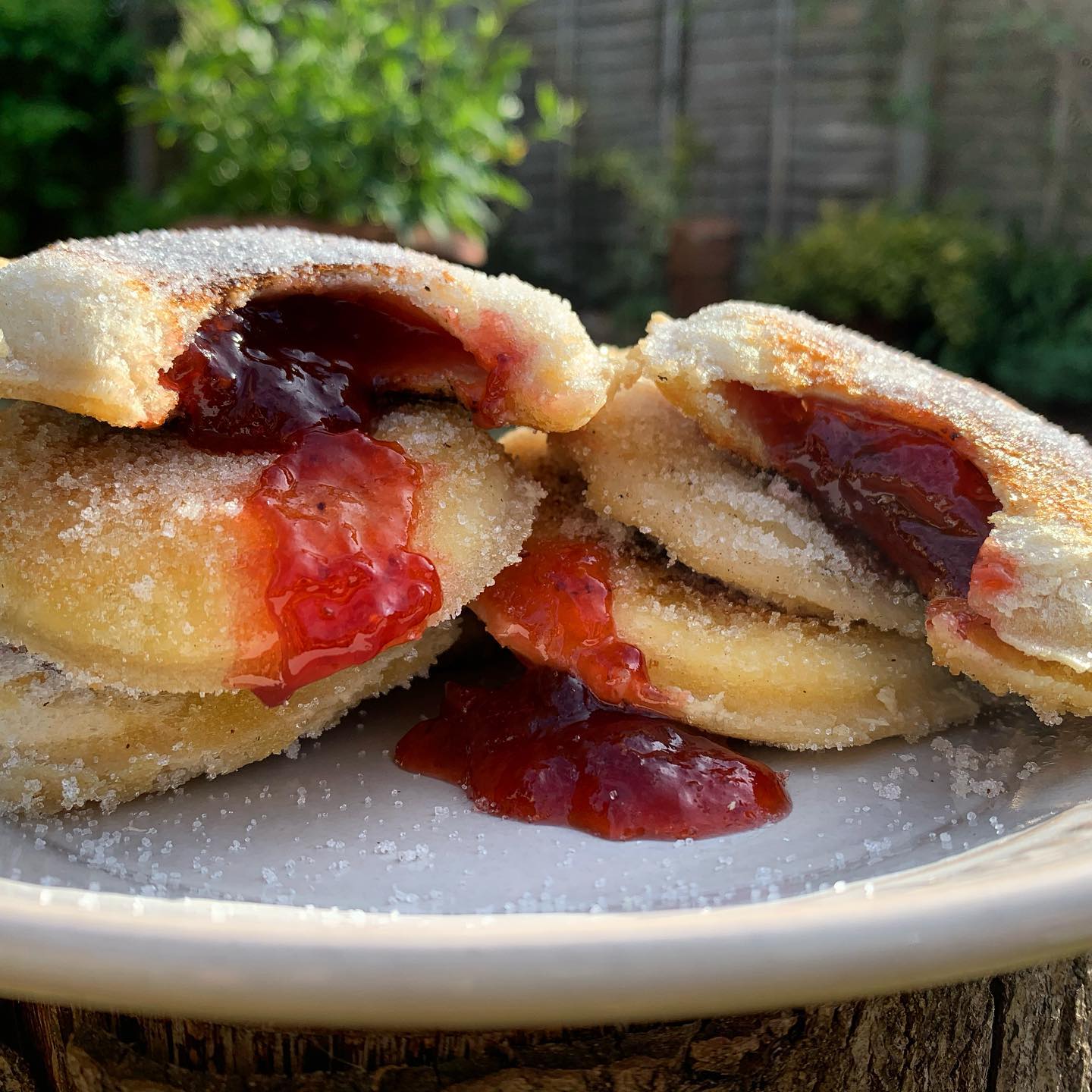 Homemade Strawberry Jam Pockets