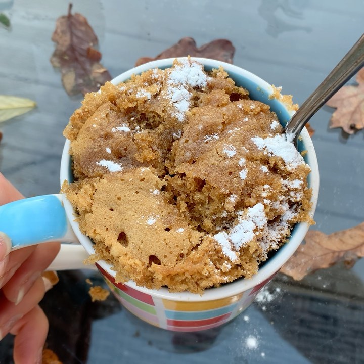 Gingerbread Mugcake in 90 Seconds