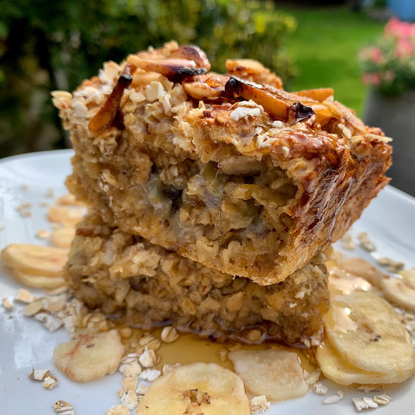 Banana Bread Baked Oats