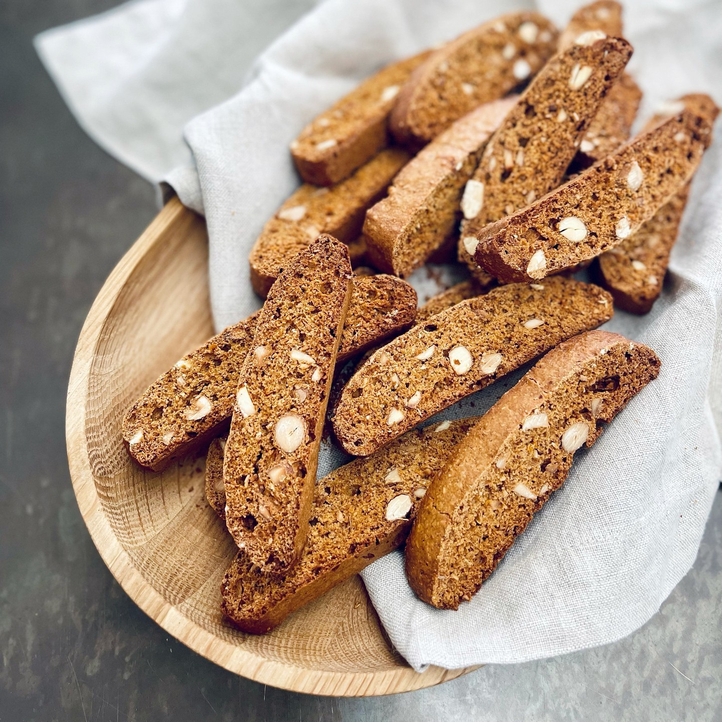 Hazelnut and Orange Biscotti