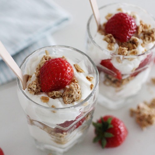 Delicious High Protein Saturday Sundae Breakfast