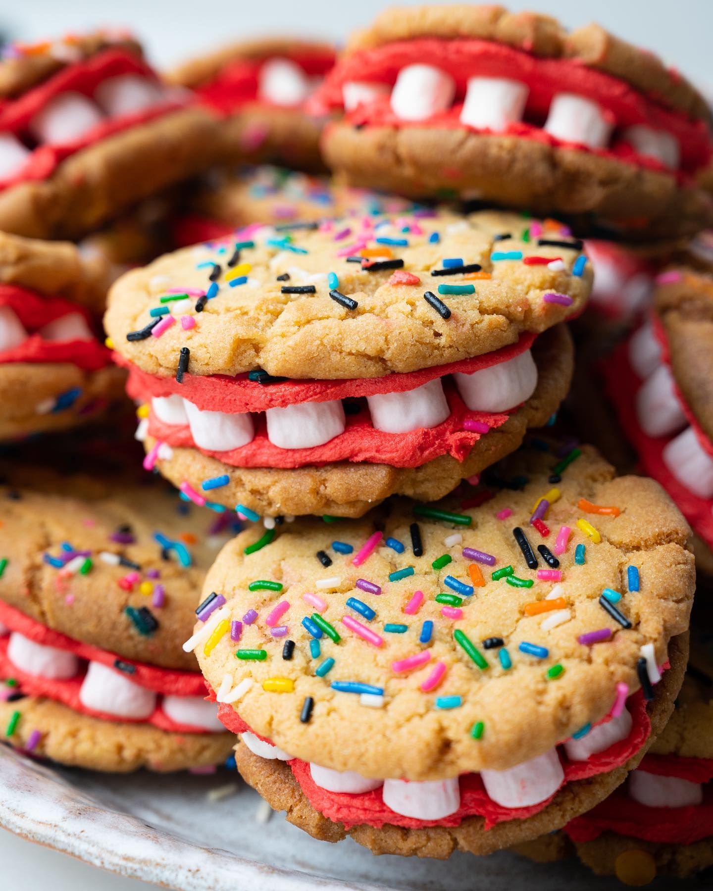 Vegan Halloween Cookie Mouths