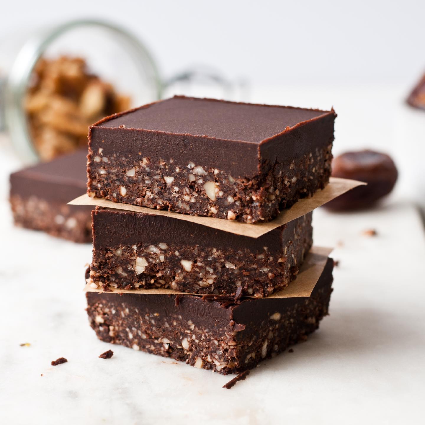 Raw Chocolate Frosted Brownies