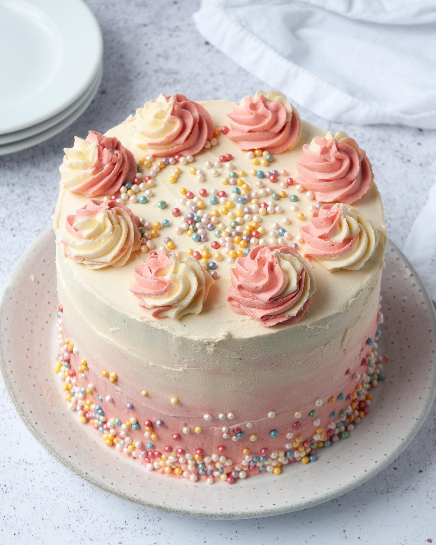 Vegan Three-Layer Cake