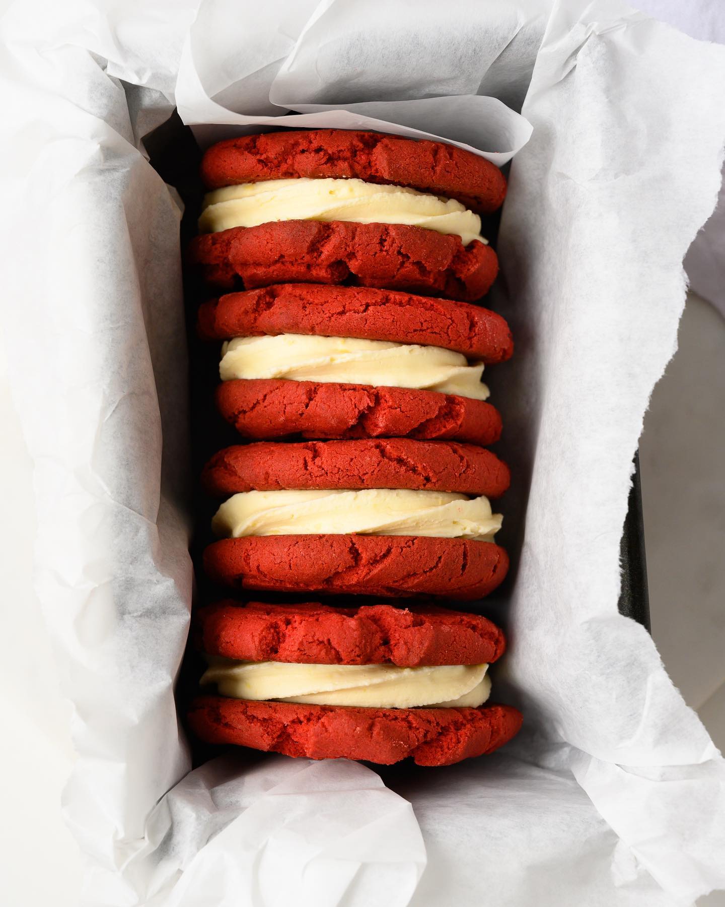 Crunchy Vegan Valentine's Sandwich Cookies