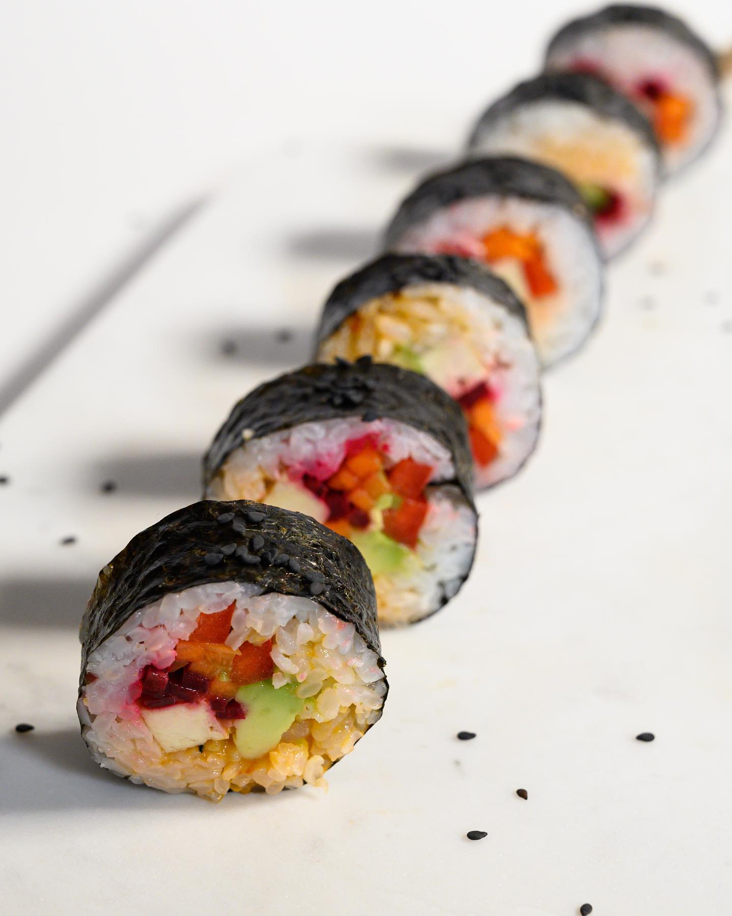 Vegan Chipotle Mayo Sushi Rolls
