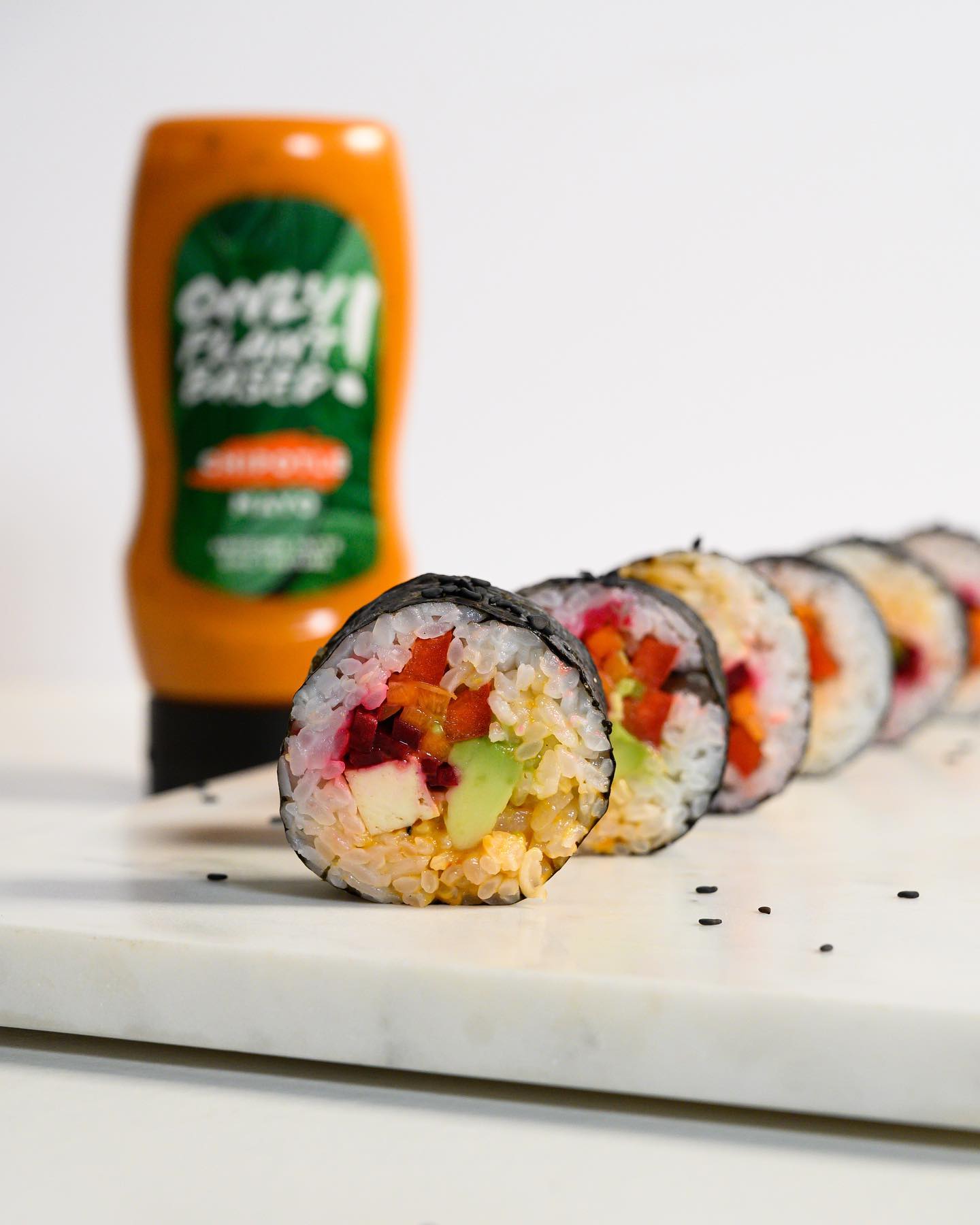 Vegan Chipotle Mayo Sushi Rolls