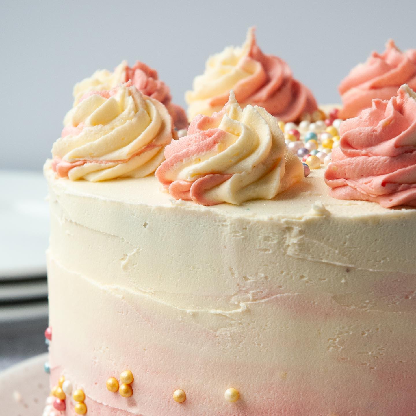 Vegan Vanilla Birthday Cake