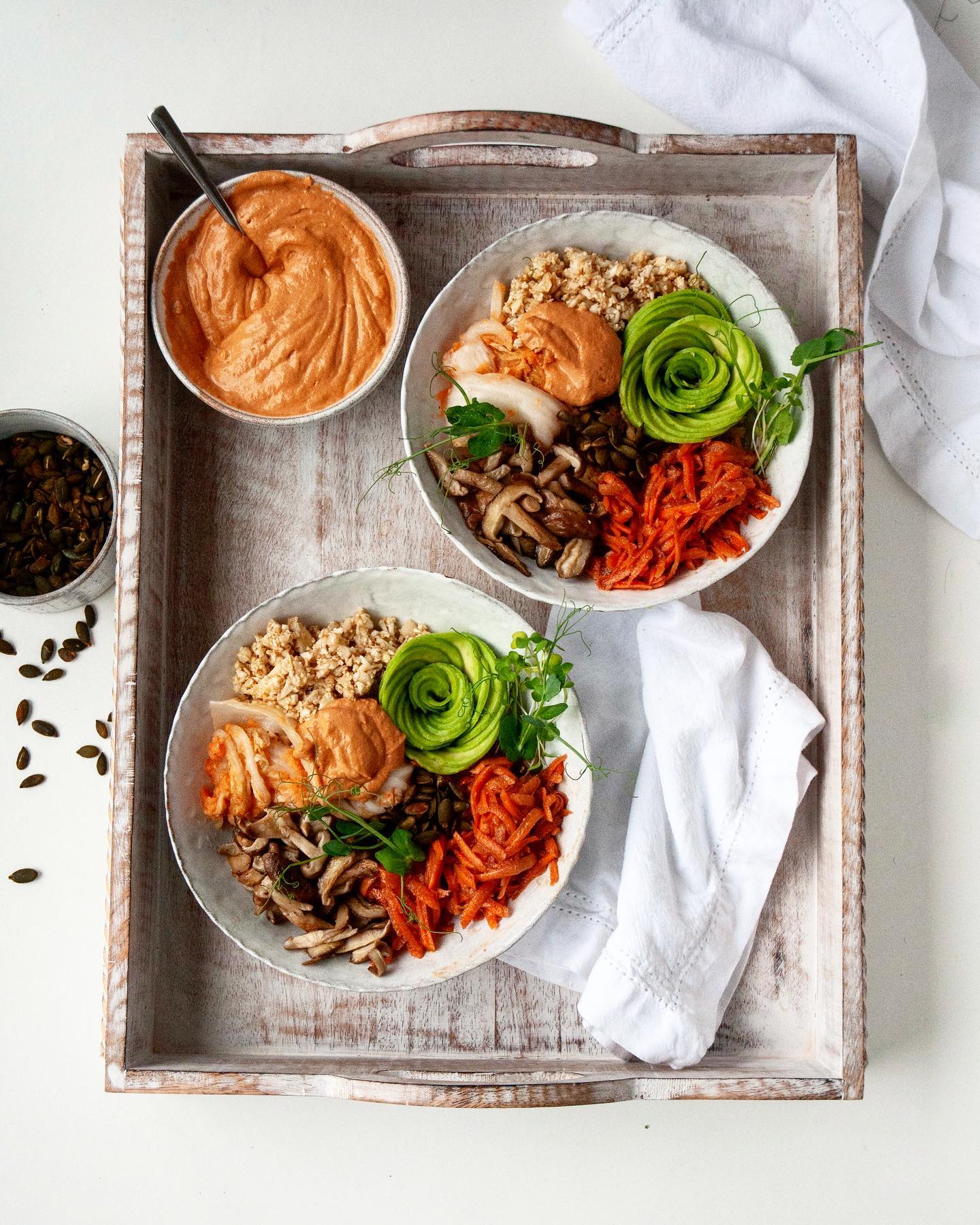 Vegan Buddha Bowl with Cauliflower Rice