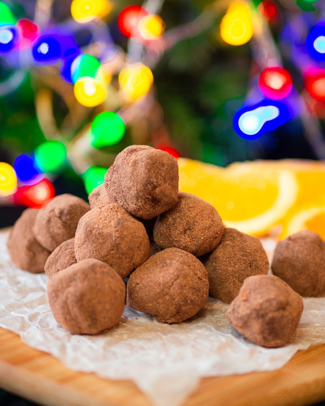 Raw Vegan Chocolate Orange Truffles