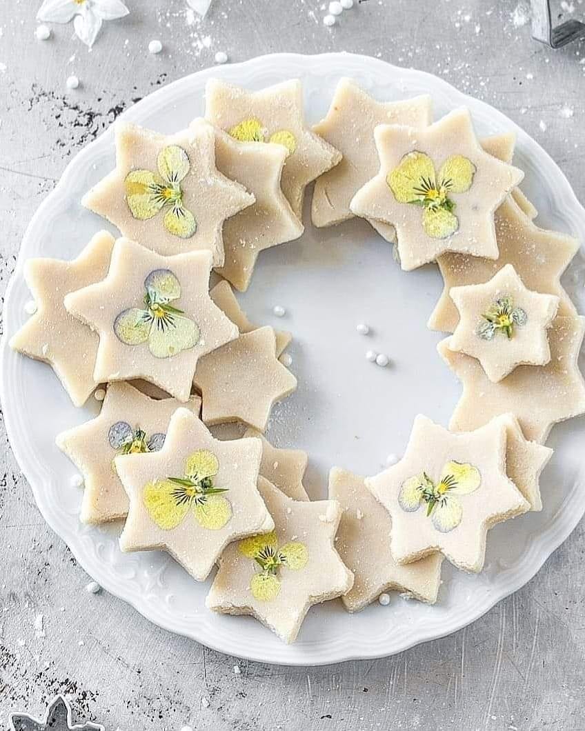 Vegan Flower Art Kaju Katli (Cashewnut Treats)