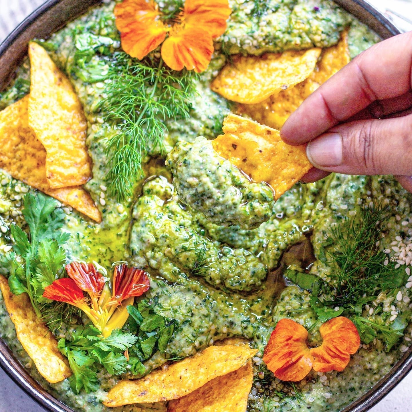 Creamy Roasted Eggplant Dip
