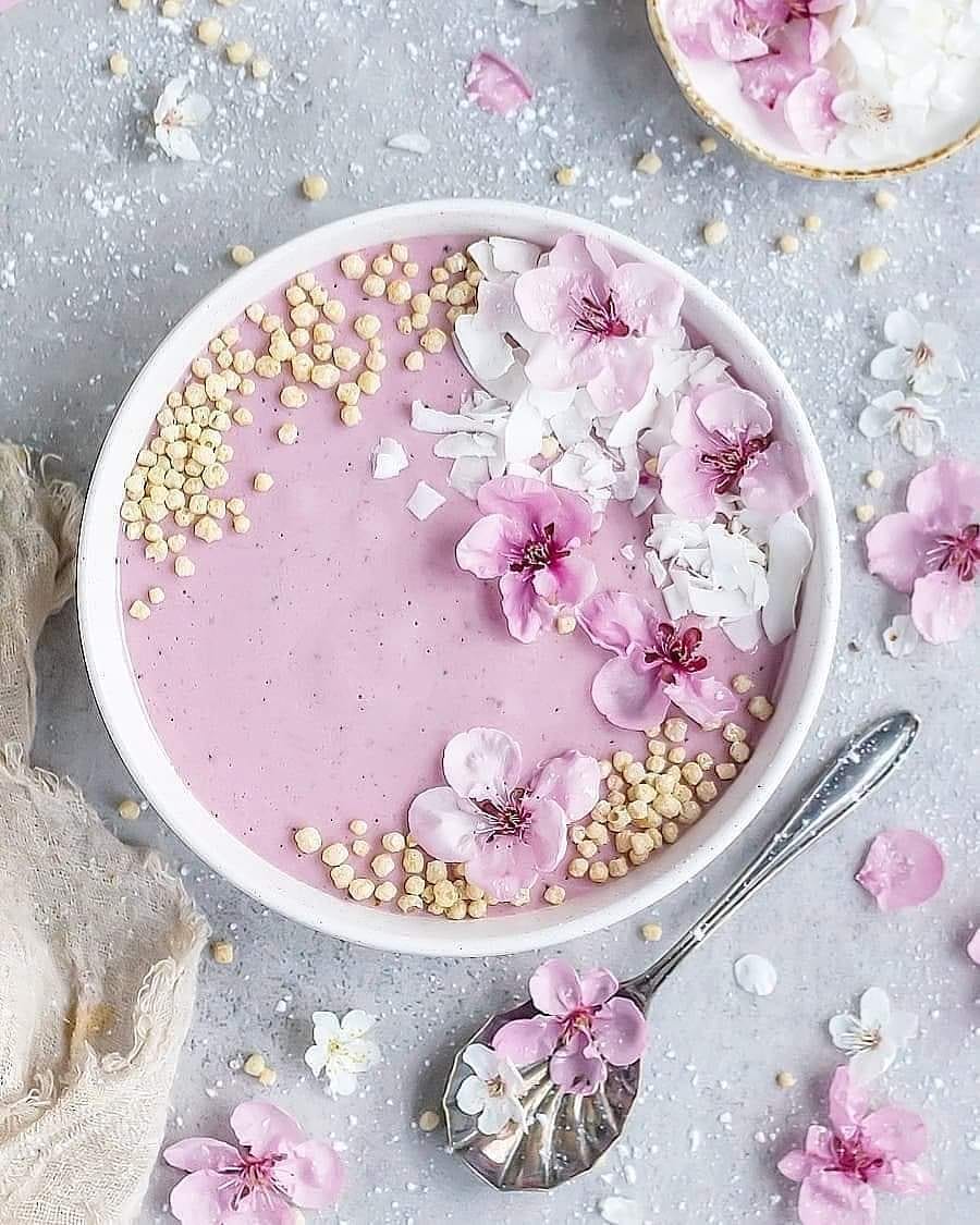 Cherry Blossom Smoothie Bowl