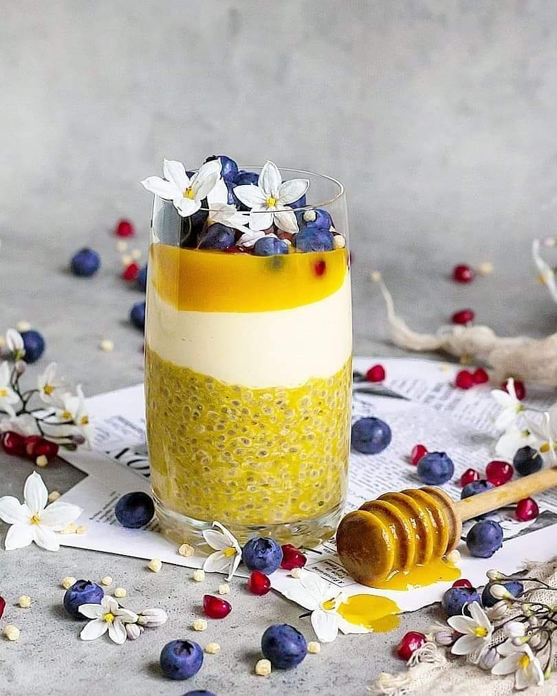 Creamy Mango Chia Pudding