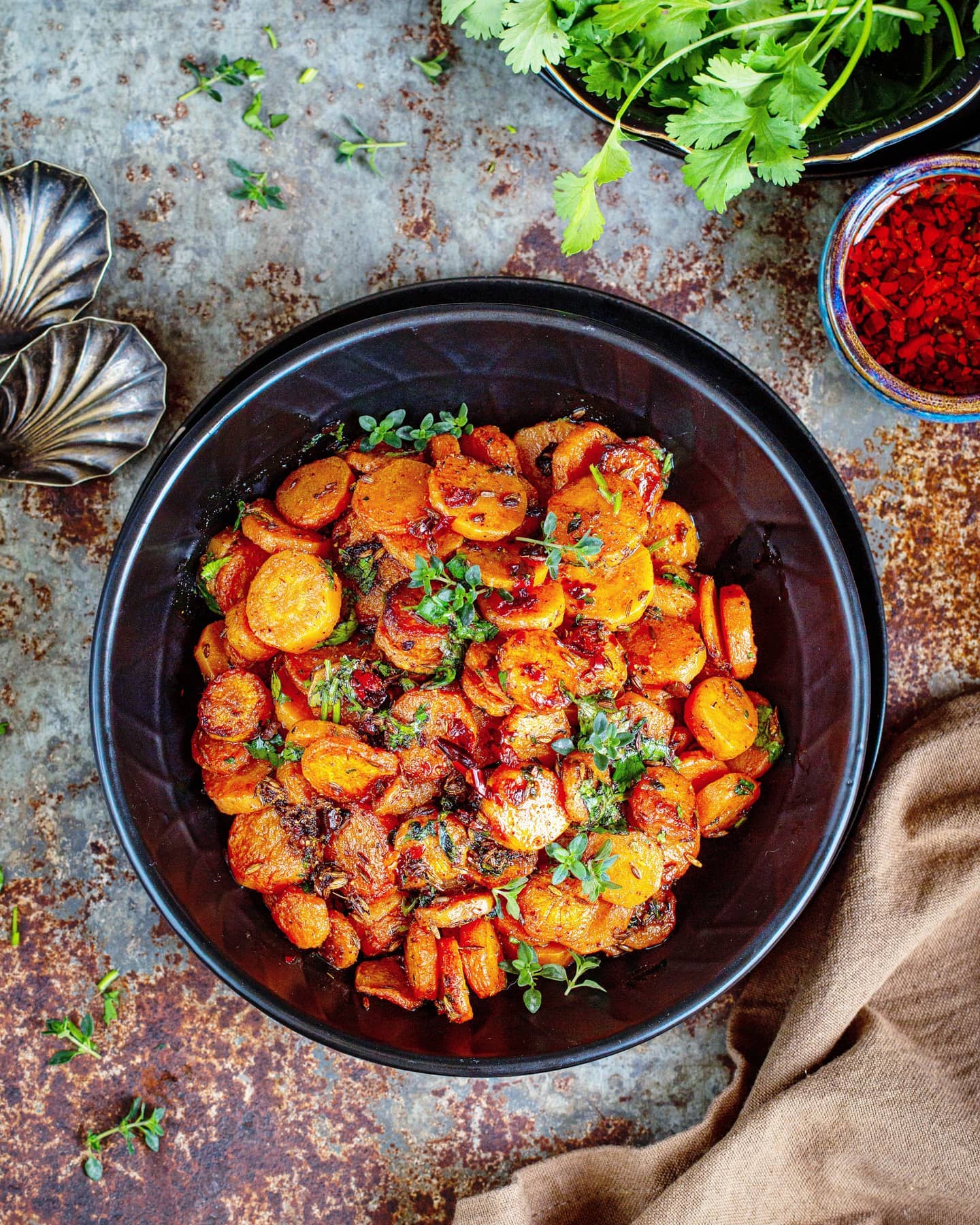 Simple Spiced Carrots Stir-Fry