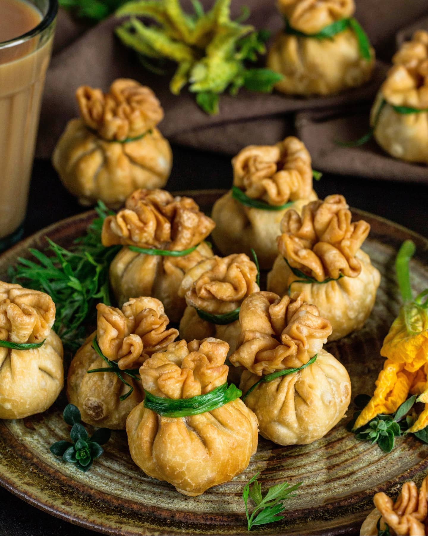 Homemade Potli Samosas