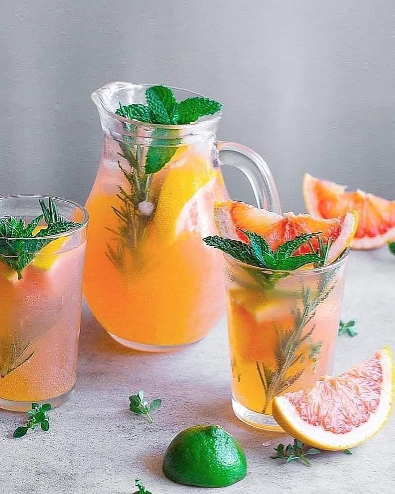 Citrus and Herb Infused Water