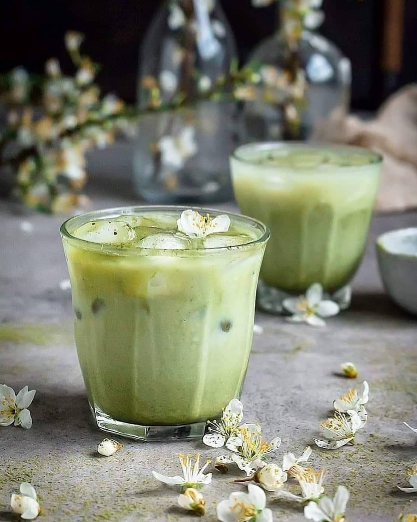 Simple Matcha Latte Beverage