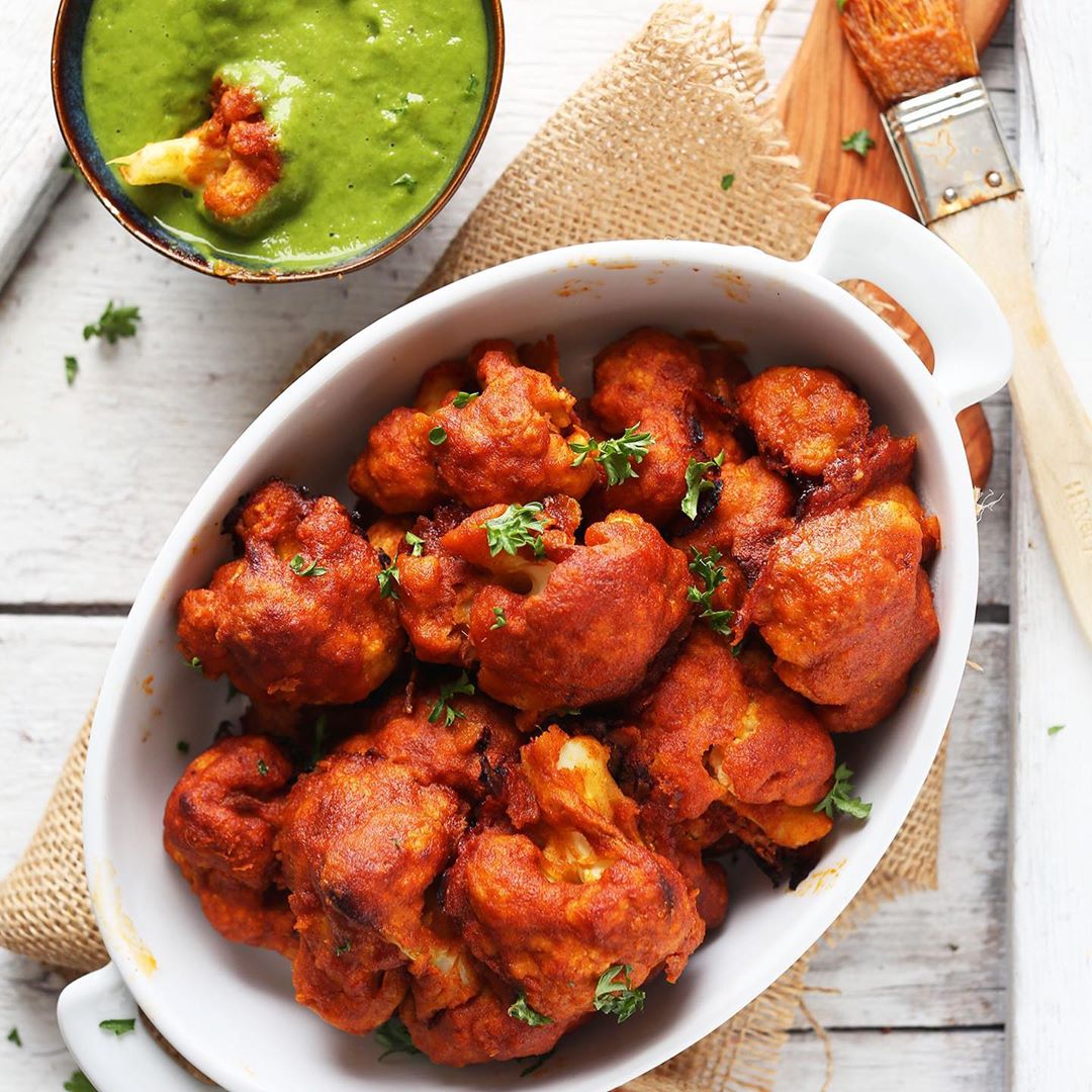 Crispy Oil-Free Gluten-Free Cauliflower Bites