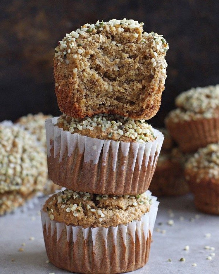 Hemp Seed Muffins for Energy and Health