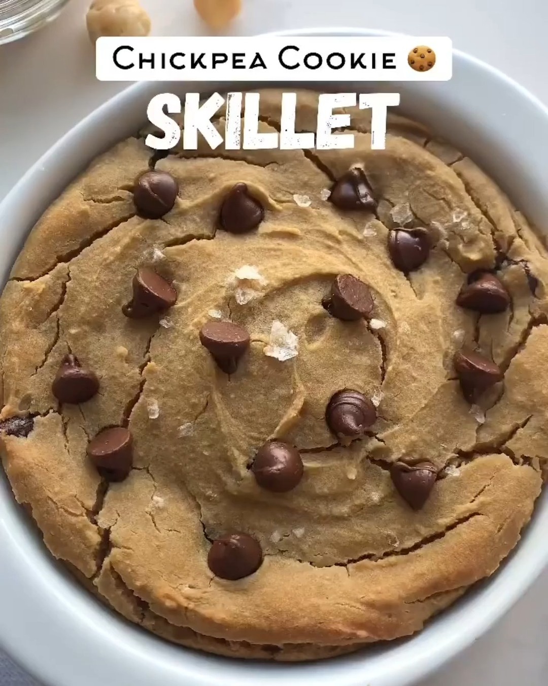 Easy Vegan Chickpea Cookie Skillet