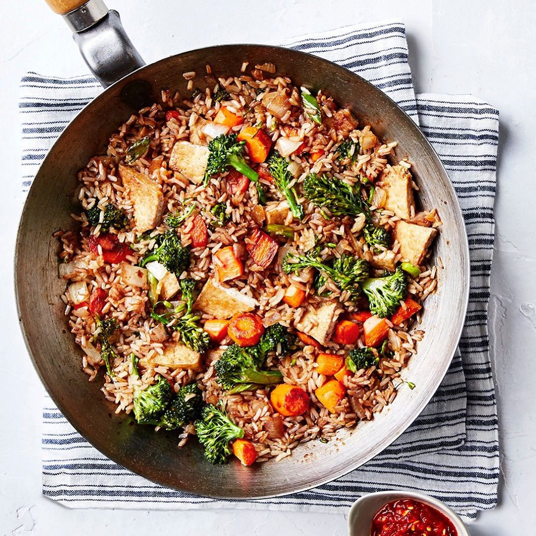 Quick Tofu Fried Rice for Healthy Meals