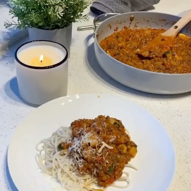 Vegan Lentil and Vegetable Pasta