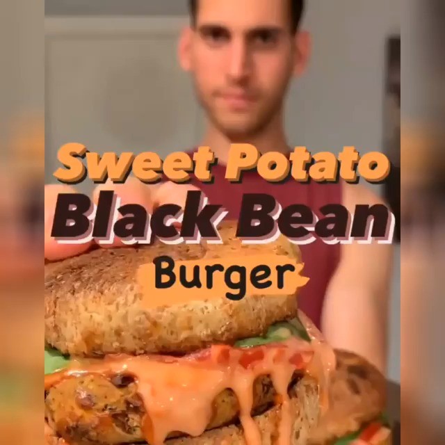 Sweet Potato Bean Burger