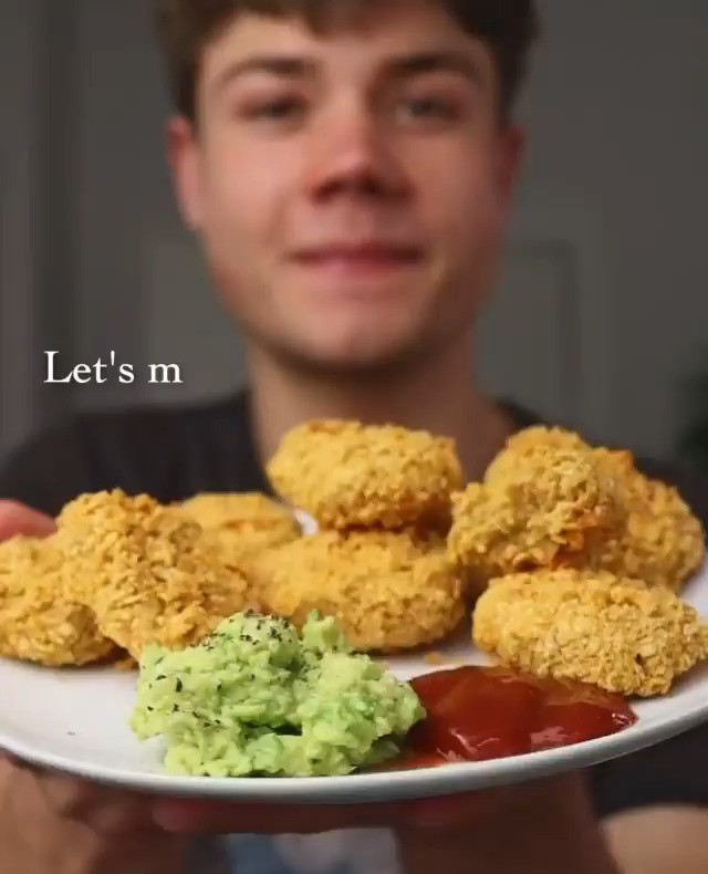 Baked Vegan Chickpea Nuggets
