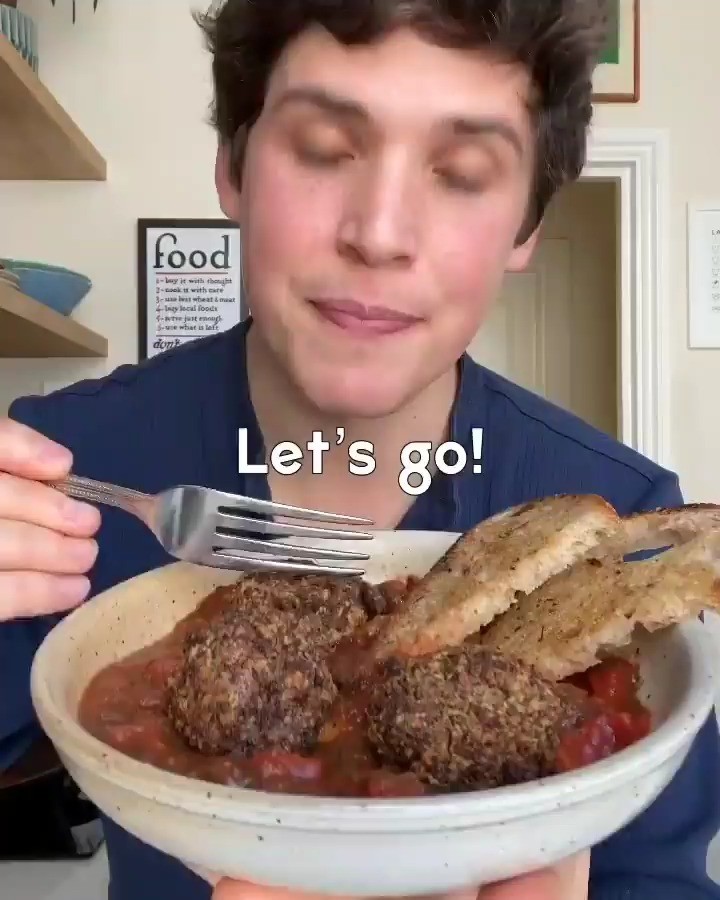 Vegan Mushroom Meatballs