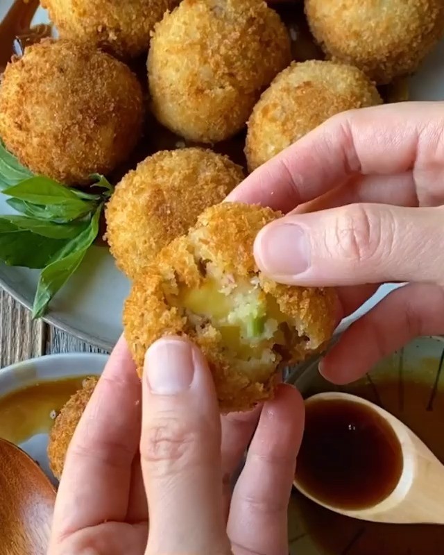 Creamy Vegan Unagi-Style Potato Balls