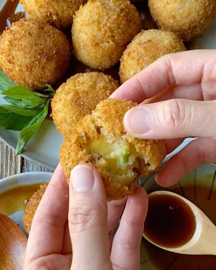 Creamy Vegan Unagi-Style Potato Balls