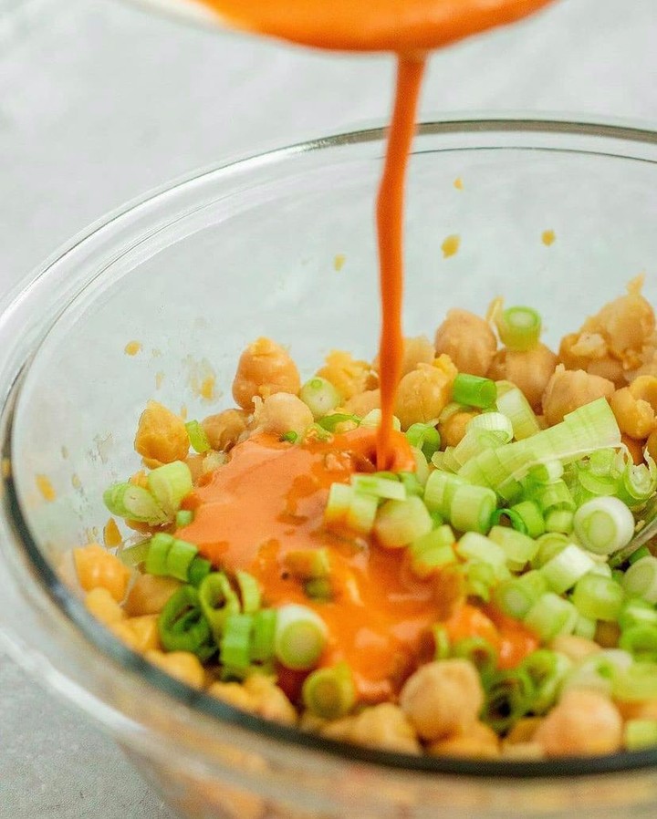 Peanut Curry Chickpea Wraps