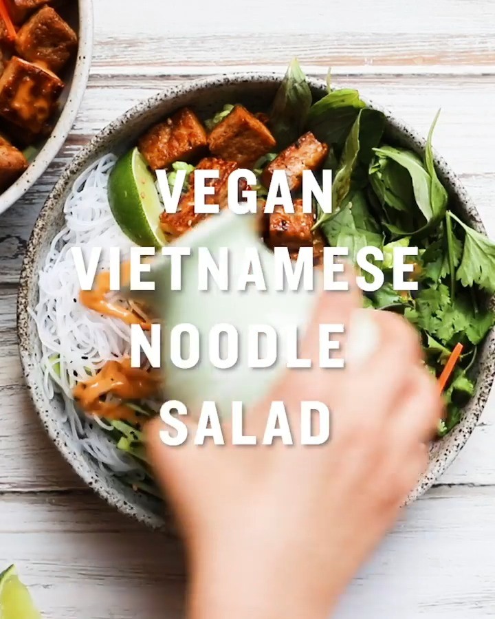 Vegan Vietnamese Noodle Salad