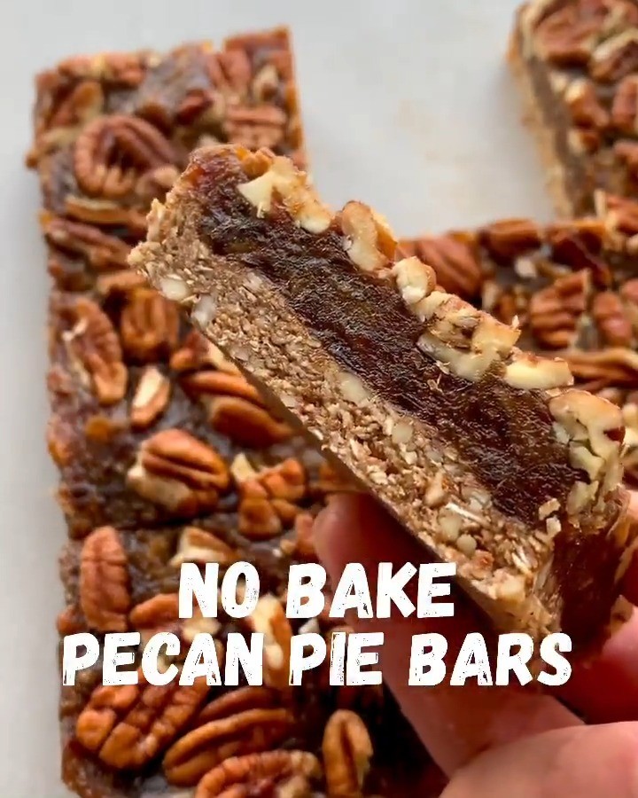 No Bake Pecan Pie Bars