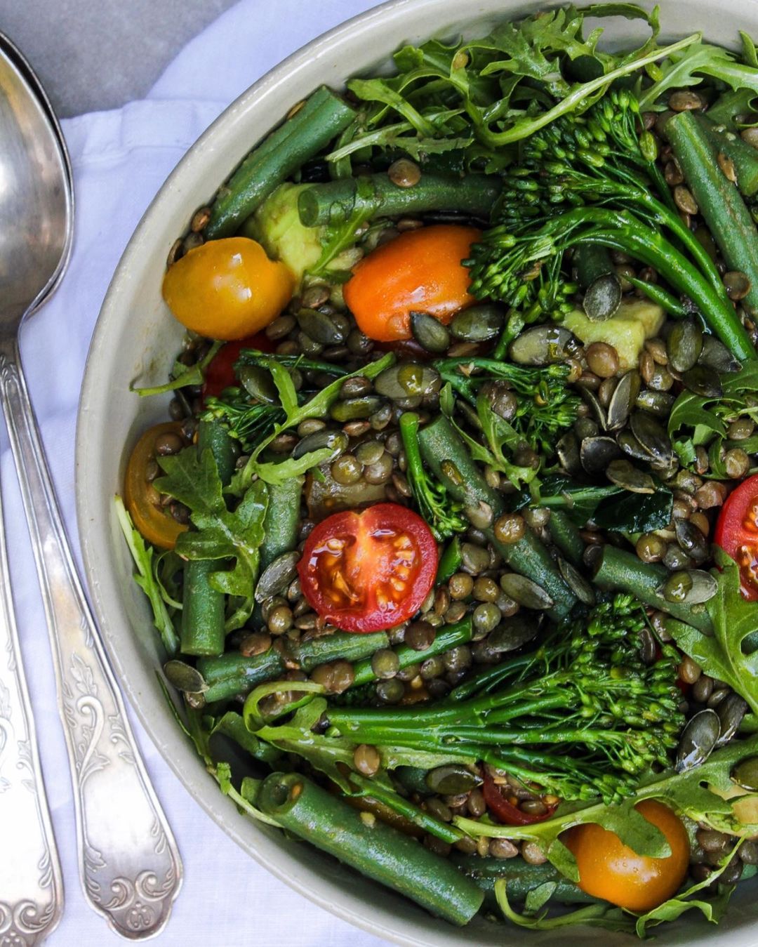 Balsamic Lentil Salad with Vegetables