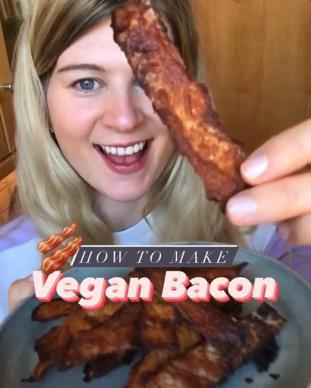 Vegan Bacon from Rice Paper